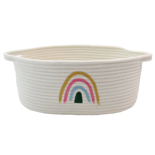 Rainbow Rope Basket