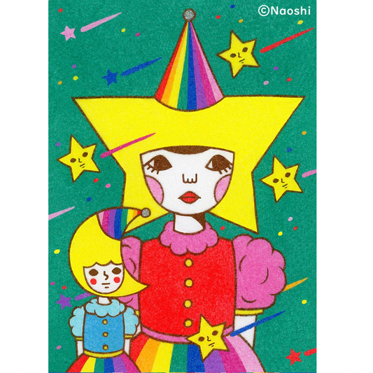 Rainbow Star Art Print