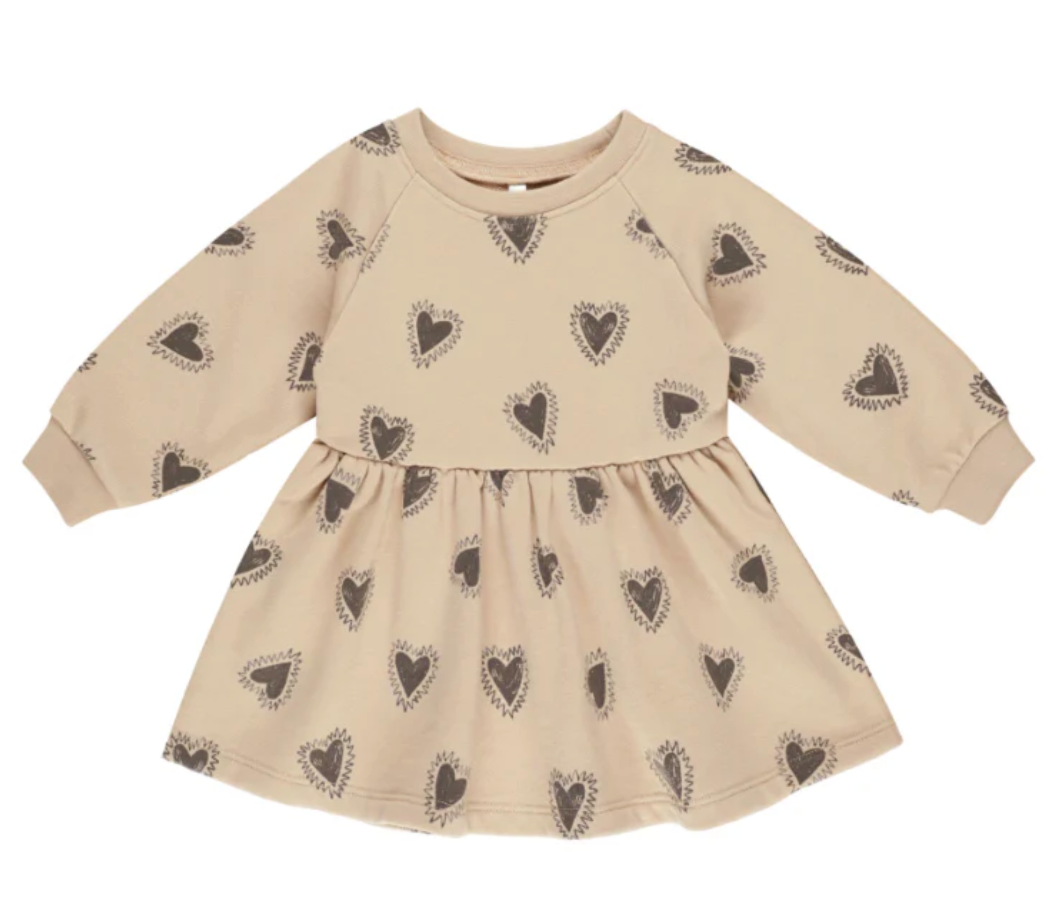 Hearts Raglan Dress