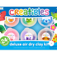 Creatibles Deluxe Air Dry Clay Kit - Set of 24 Colors