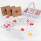 Fruit Basket Kids Valentine's Cards & Erasers Set