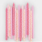 Pink Stars Candles