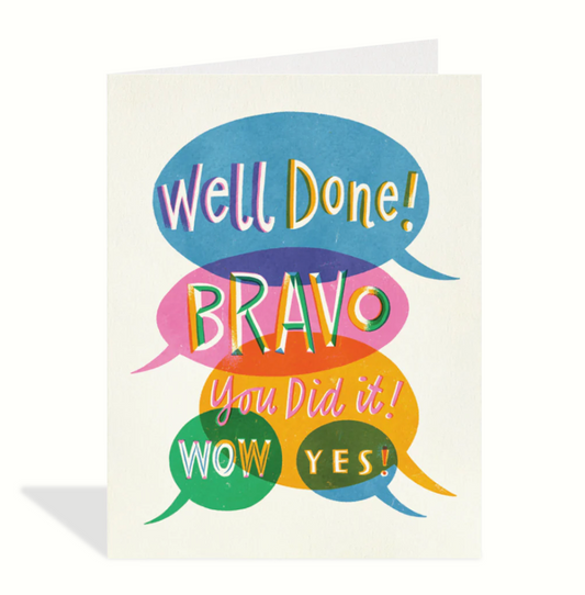 Well Done card