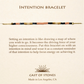 Intention Bracelets