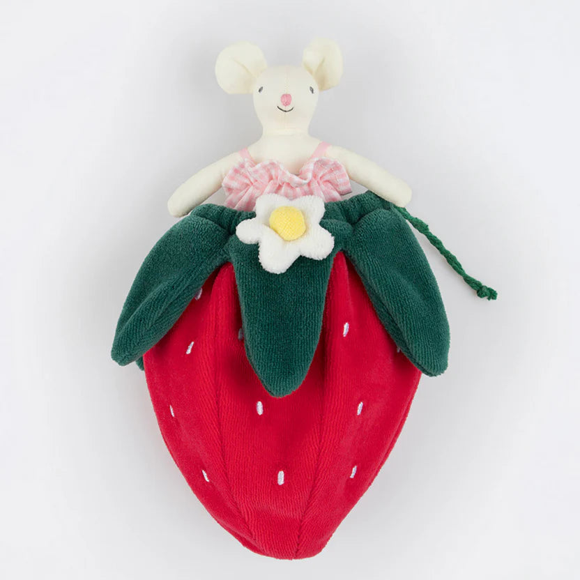 Strawberry Mouse Mini Doll