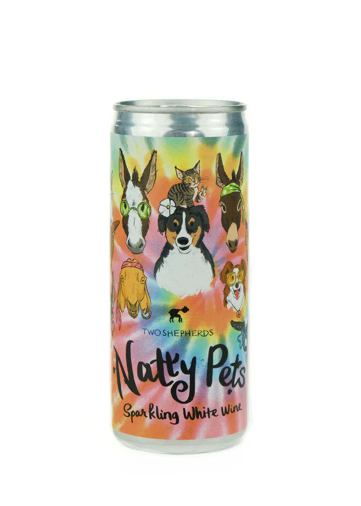 Two Shepherds 2024 Skin Ferment Sparkling Orange Wine - Natty Pets Cans