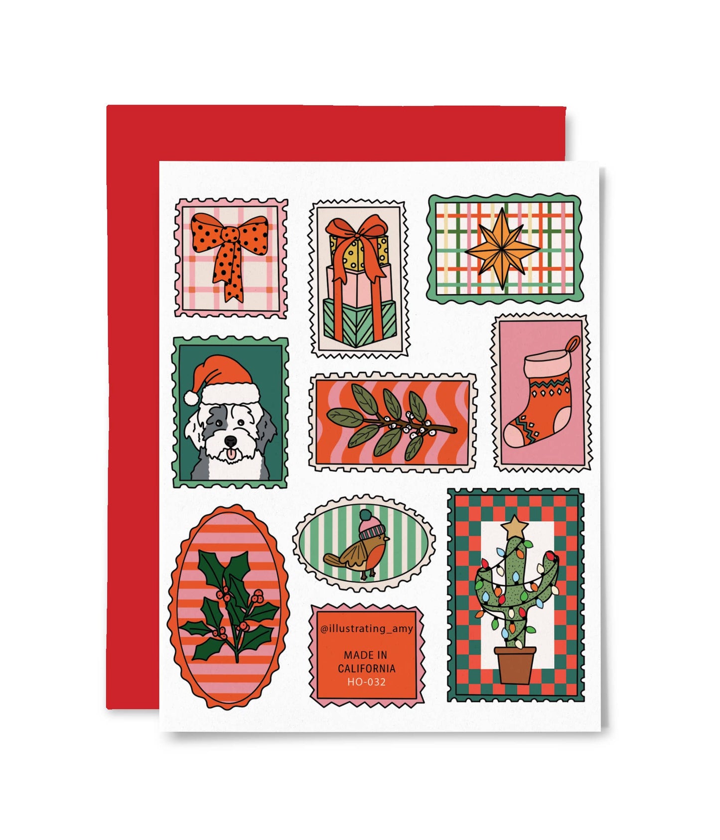 Holiday Stamps Boxed Notes