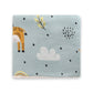 Giraffe Safari Organic Sherpa Jacquard Knit Baby Blanket