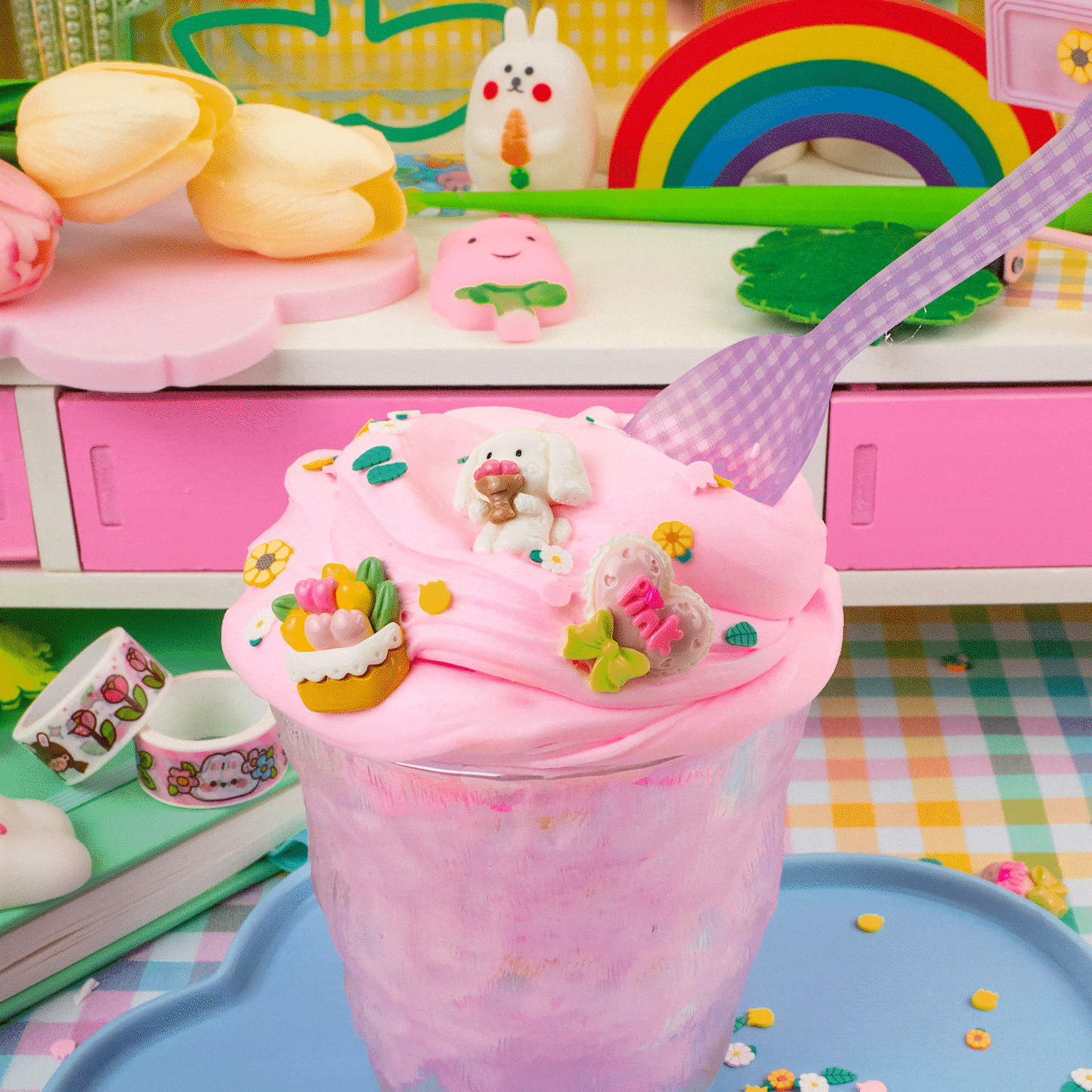 Spring Flowers Butter Signature Dome™ Slime