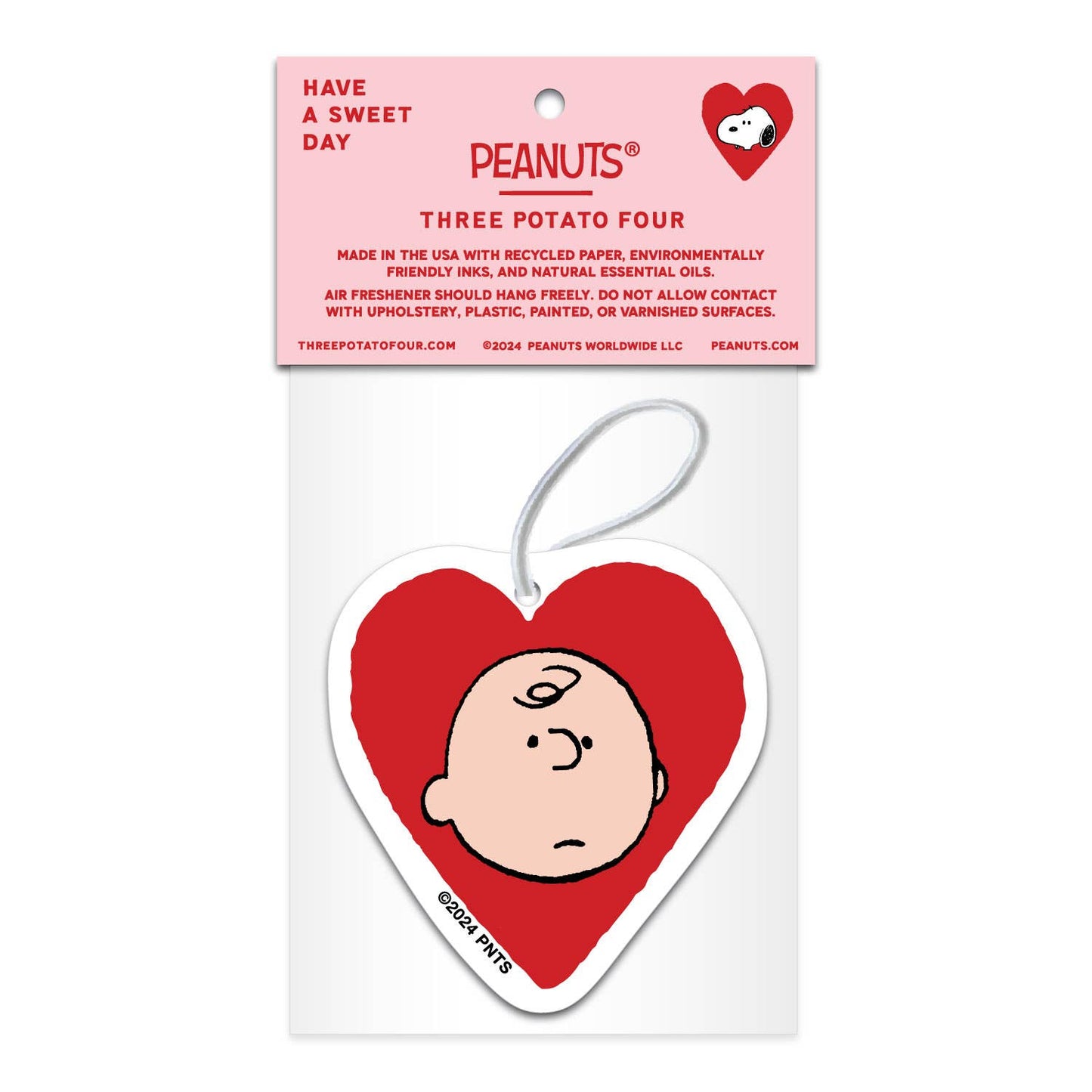 Snoopy Heart Air Freshener