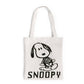 Snoopy Skeleton Knit Tote