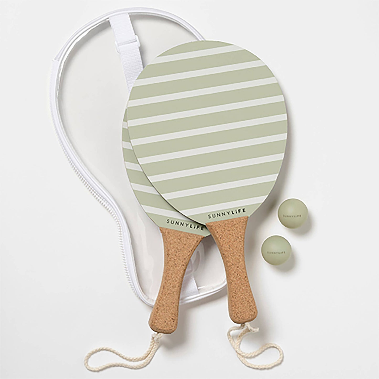 Vintage Beach Paddles La Palma Sage Stripe