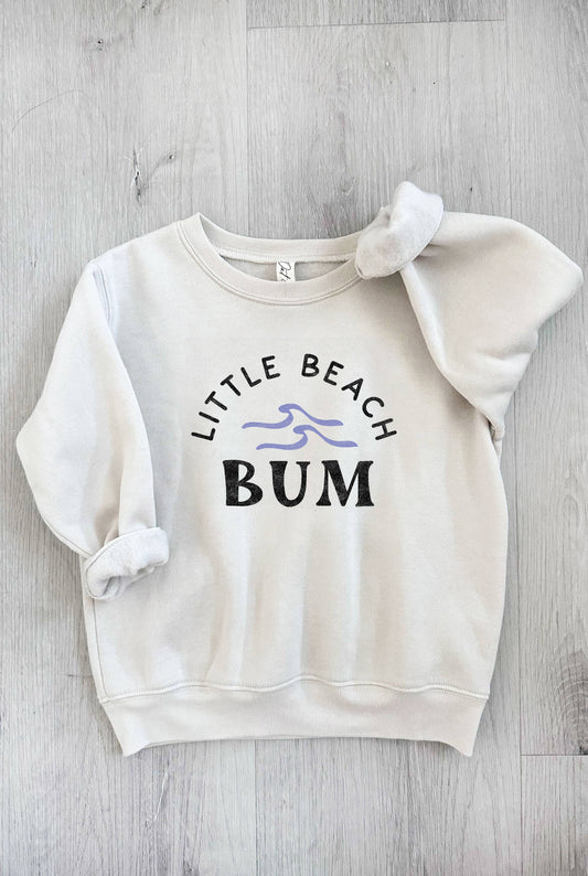 LITTLE BEACH BUM Toddler Graphic Sweatshirt