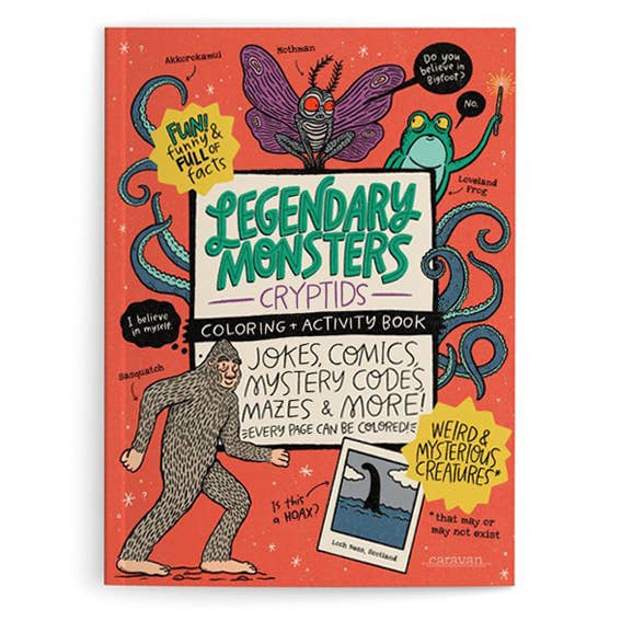 Legendary Monsters Cryptids Coloring, Activity, Jokes + MORE โ Shout ...
