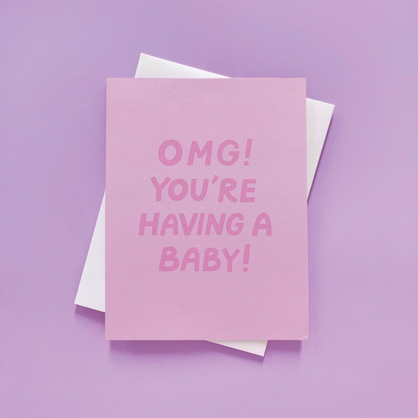 OMG Baby Card