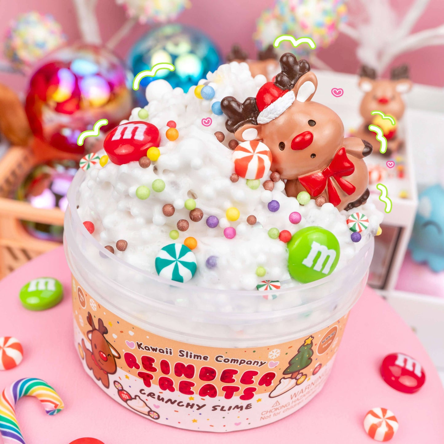 Reindeer Treats Crunchy Slime