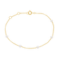 Minimalist Pearl 14kt Gold Bracelet