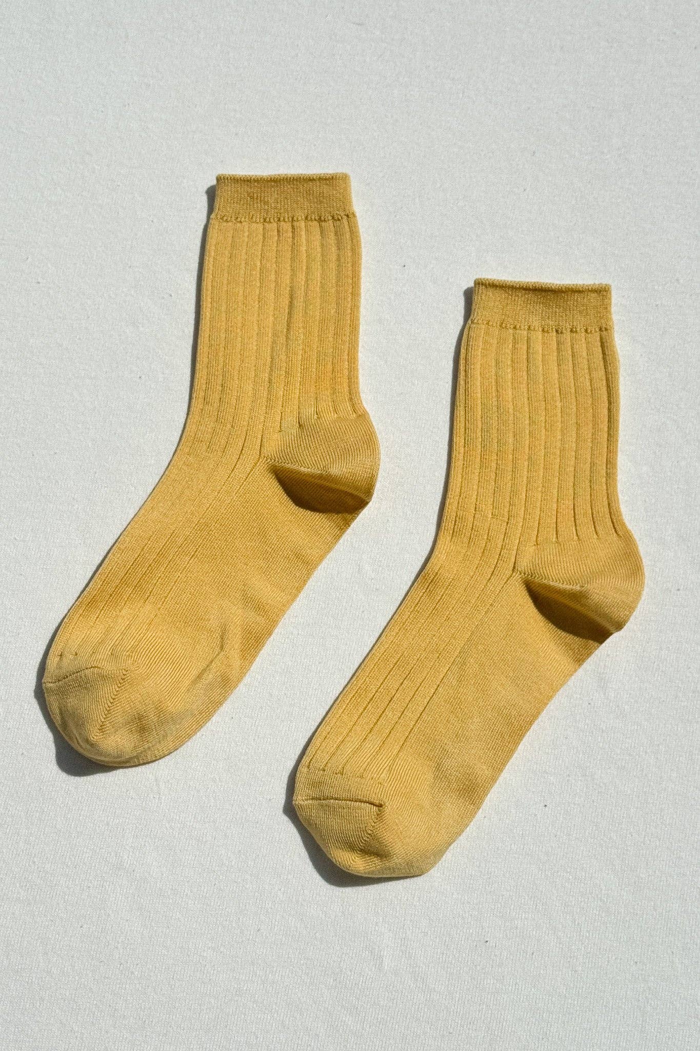 Her Combed Cotton Rib Socks