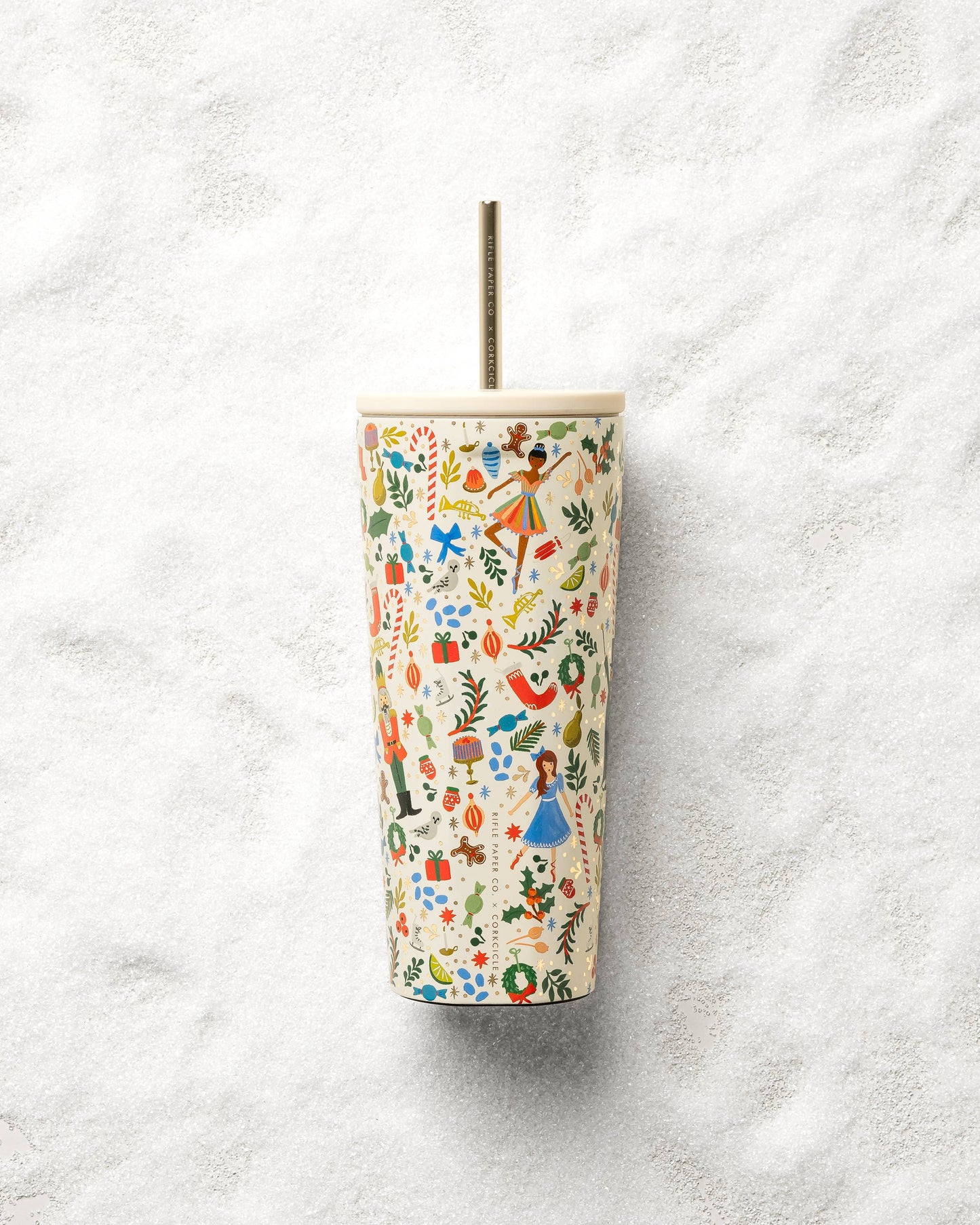 Rifle Paper Nutcracker Cold Cup