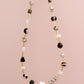 Black and White Beaded Necklace