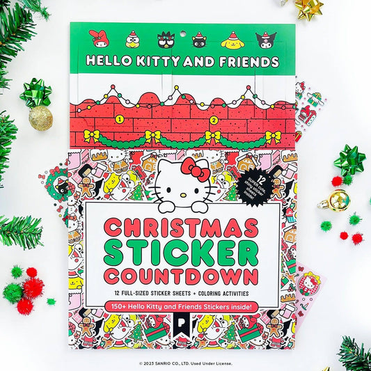 Hello Kitty And Friends Christmas Sticker Advent