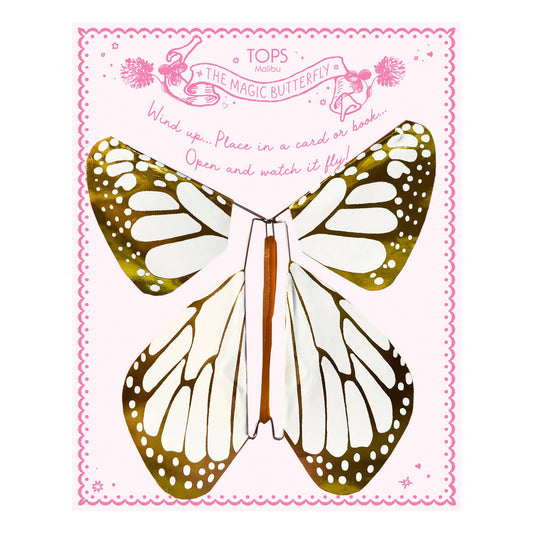 Metallic Flying Magic Butterfly