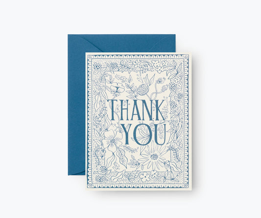 Boxed Set of Delft Thank You Card