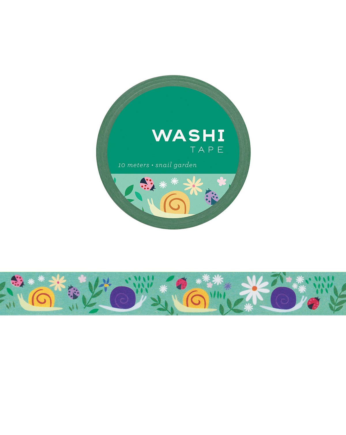 Snail Garden Washi Tape