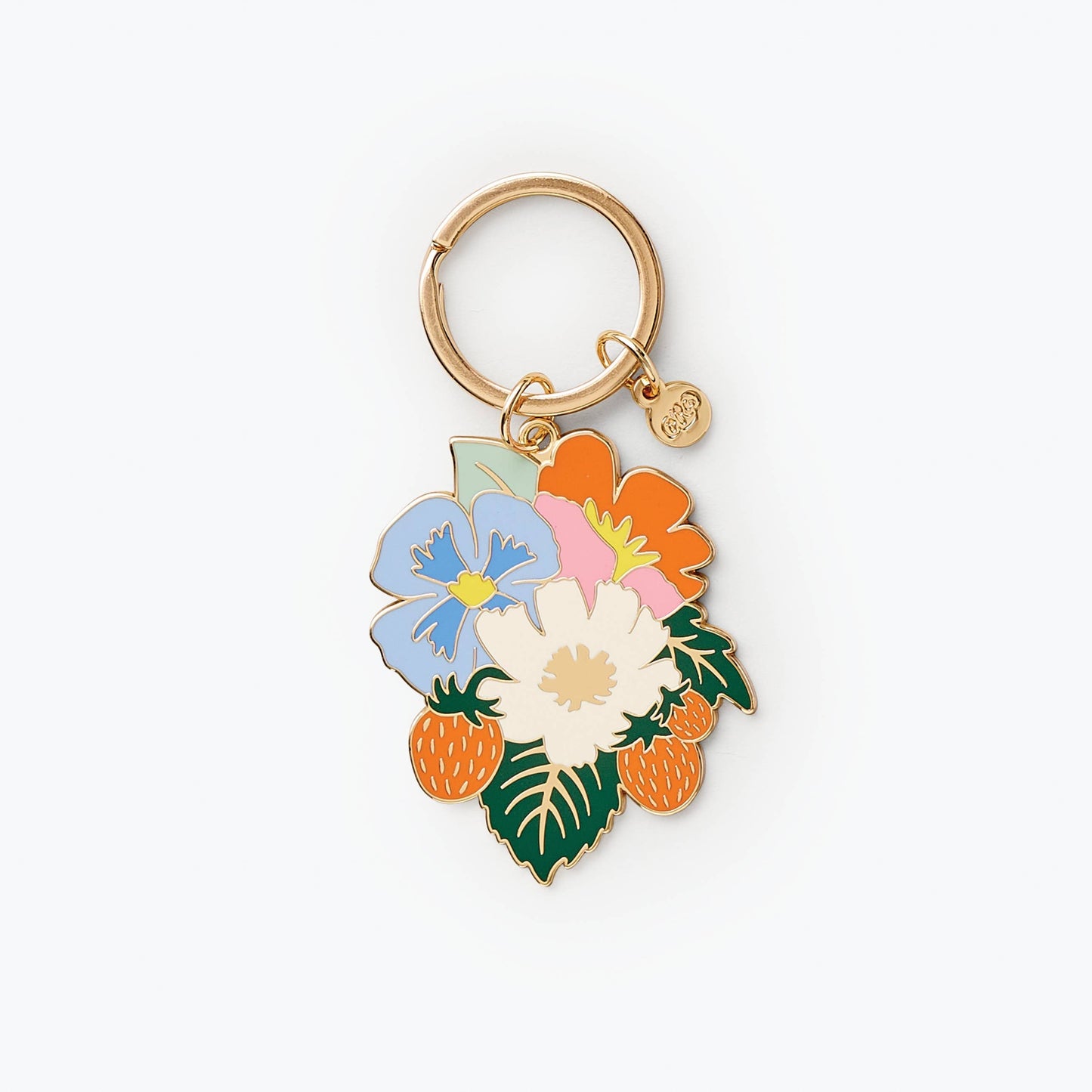 Strawberry Fields Enamel Keychain