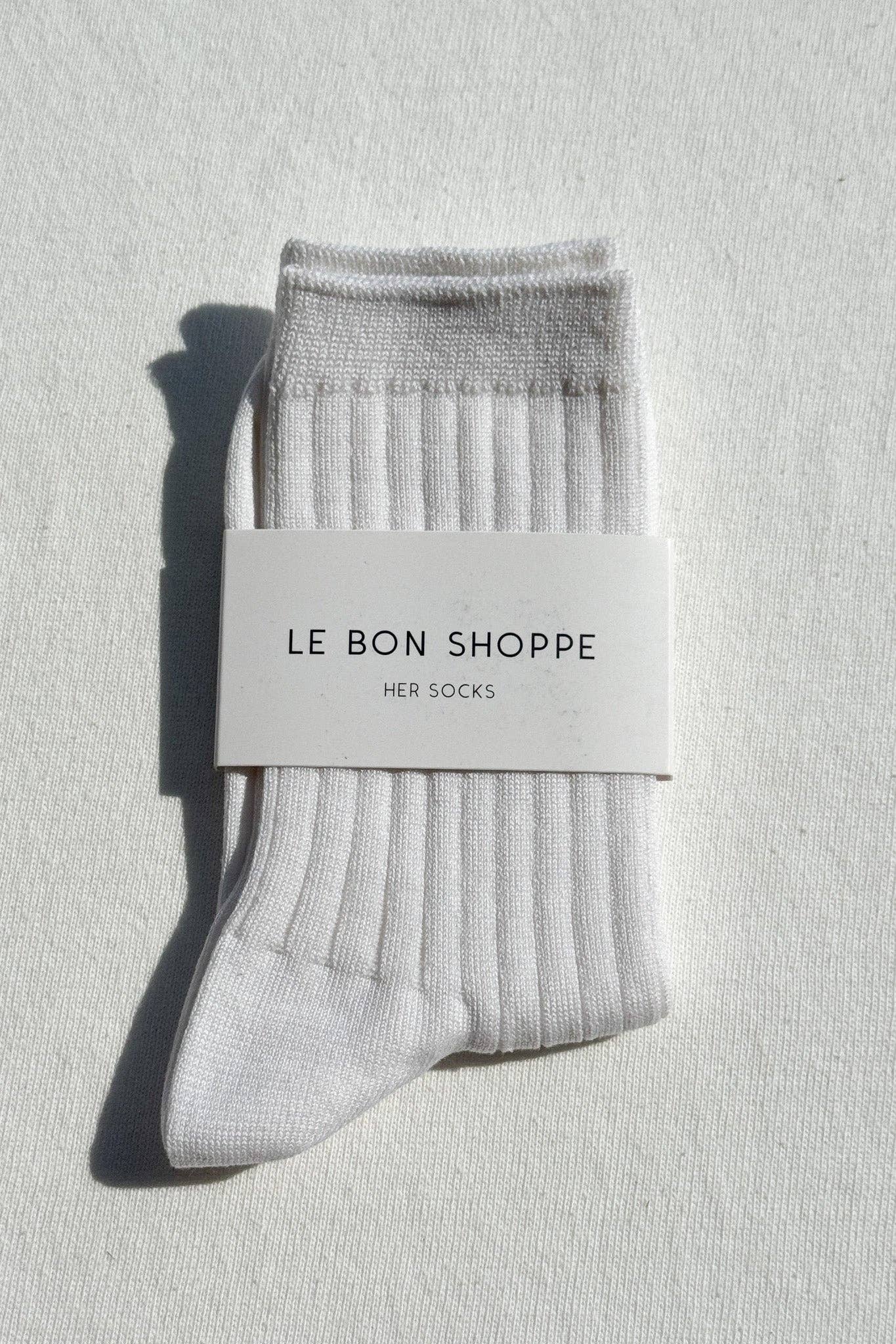 Her Combed Cotton Rib Socks