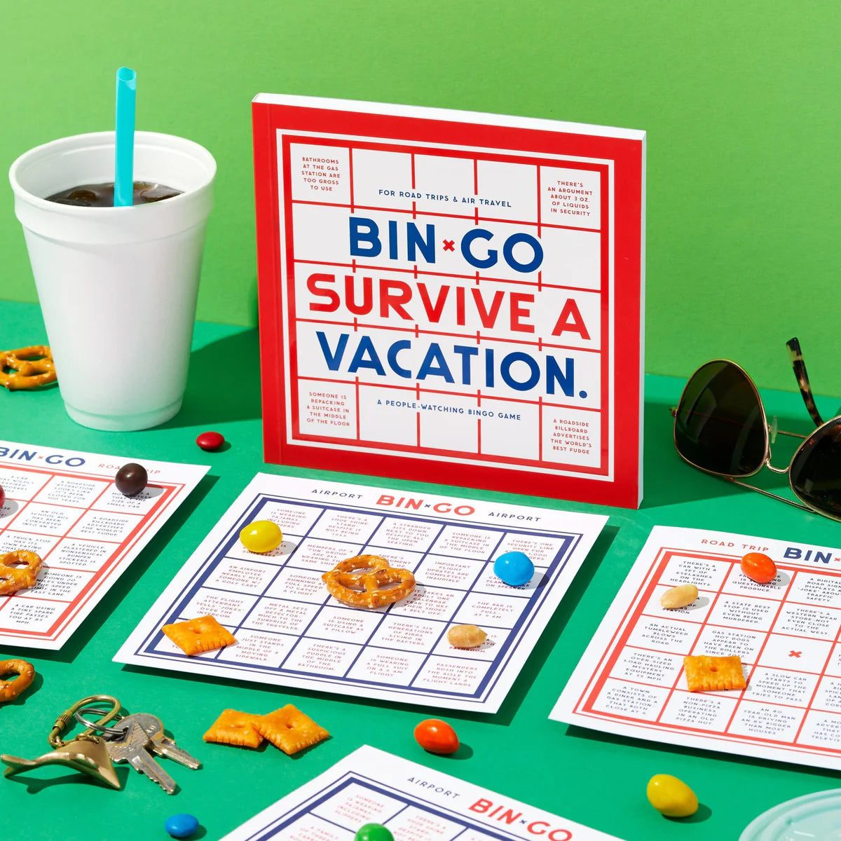 Bin-Go Survive a Vacation Bingo