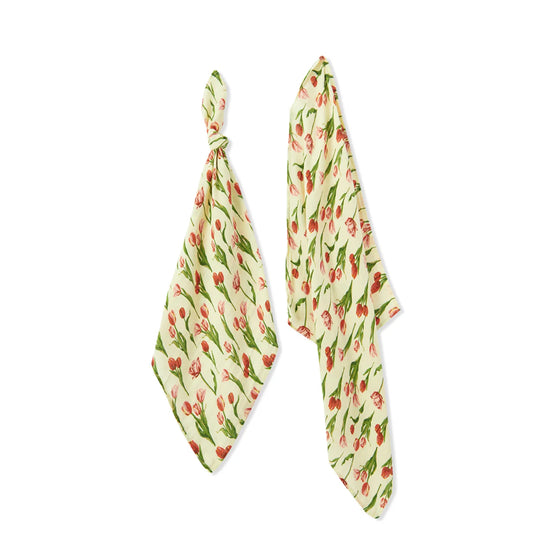 Bamboo Burp Cloth Tulip