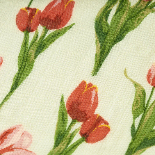 Bamboo Burp Cloth Tulip