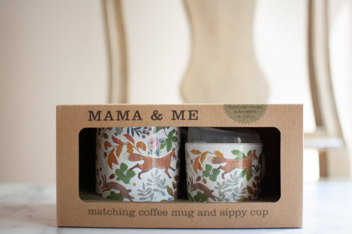 Woodland Mama and Me Cup Set