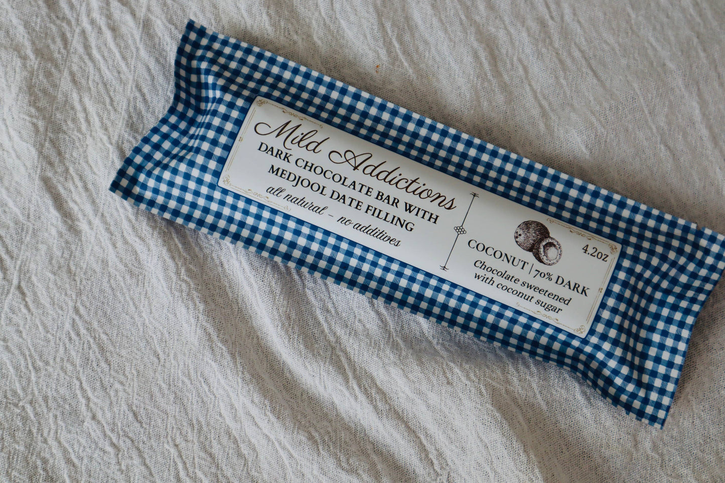 Coconut Dark Chocolate Large Mild Addictions Bar