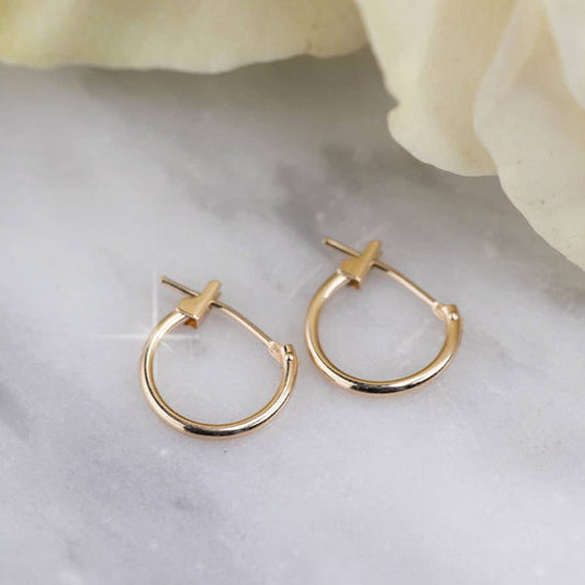 Isabella 14kt Gold Hoops