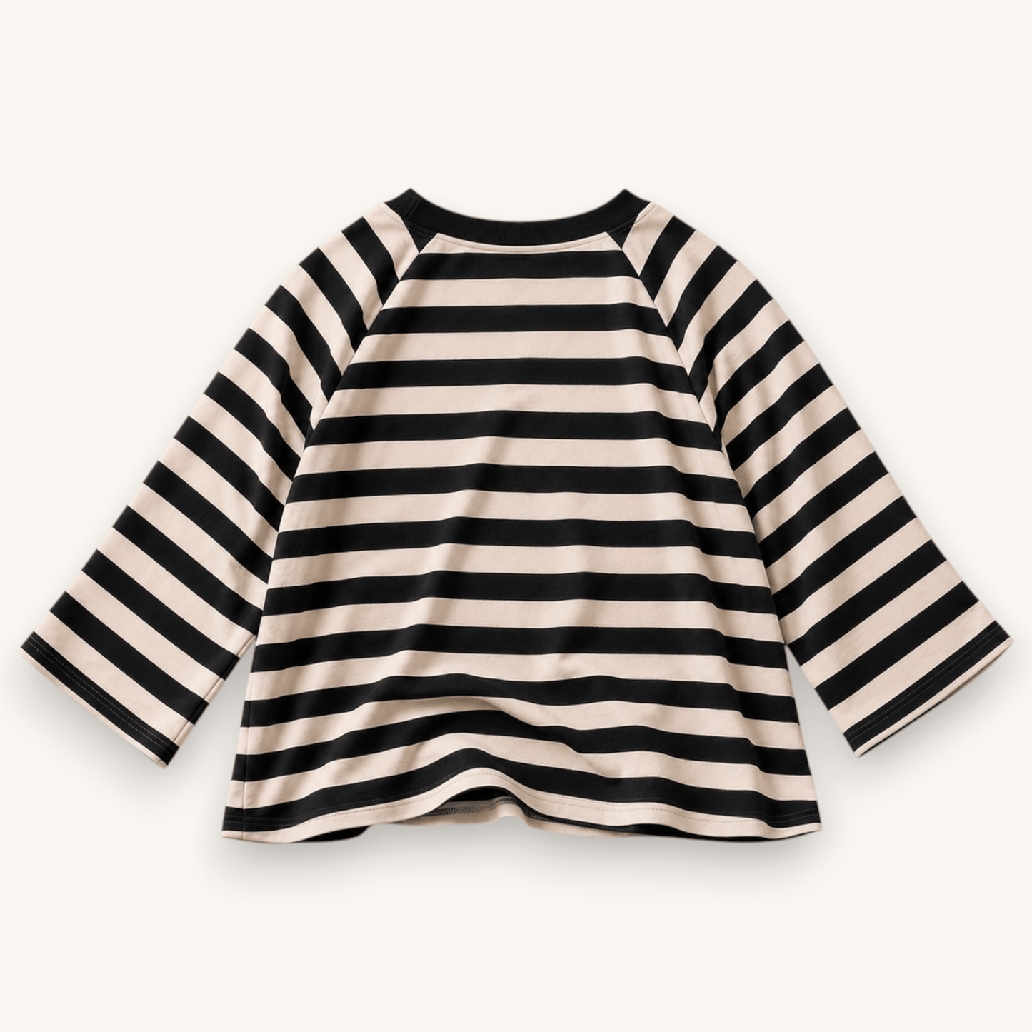 Paris Stripe Raglan Tee