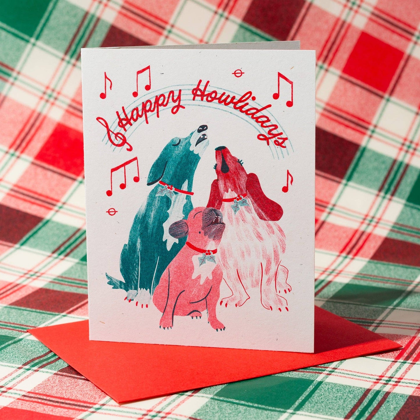 Happy Howlidays Dogs Card