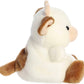 Caroline Brown Cow Palm Plush Pals Stuffed Animal