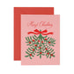 Boxed Set of Merry Christmas Mistletoe Cards