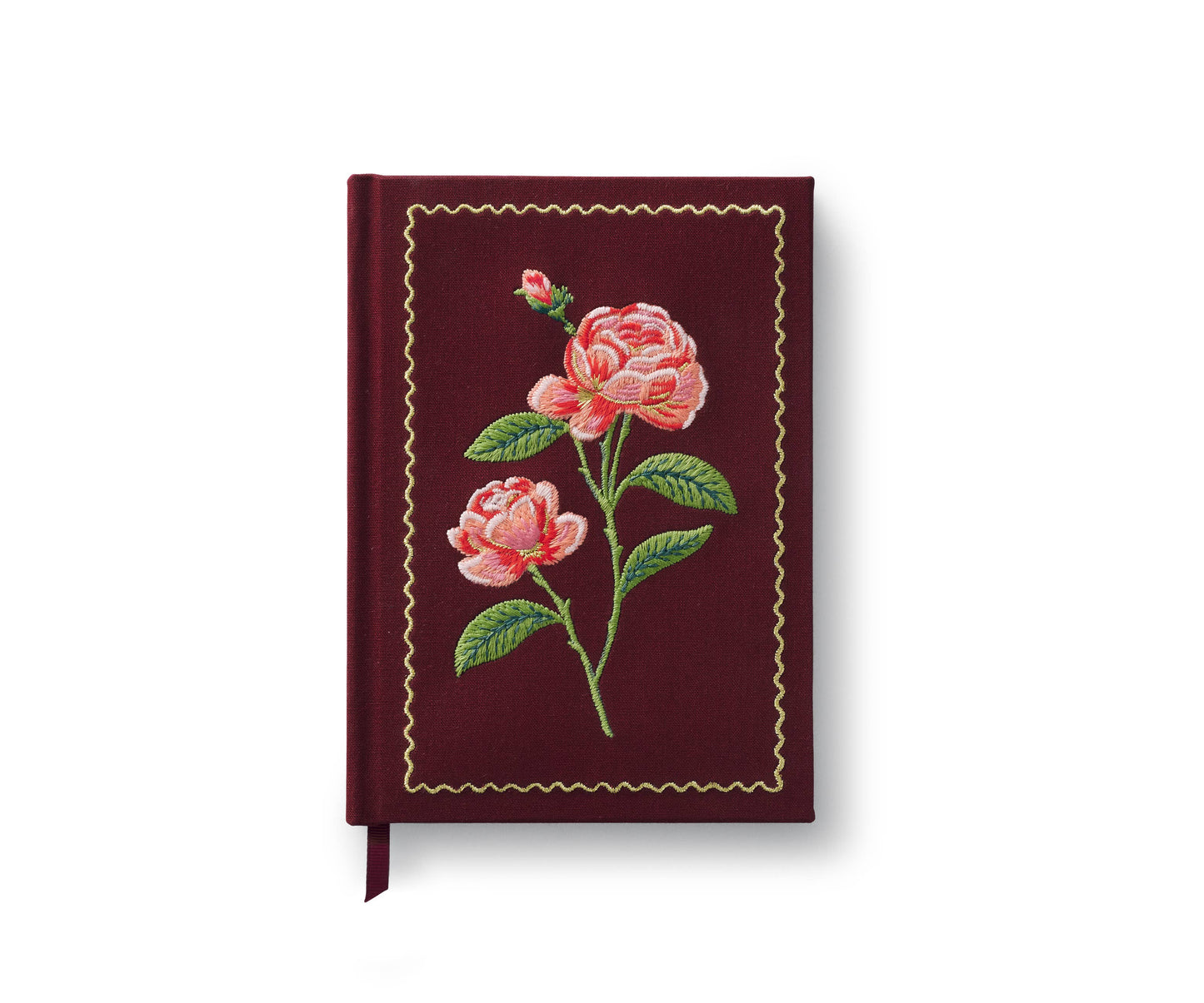 Roses Embroidered Journal