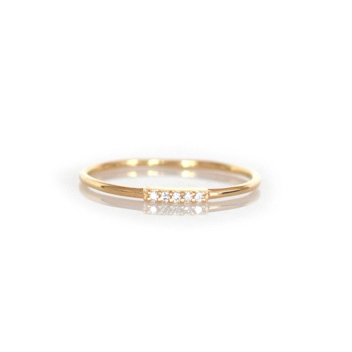 Alinea Solid Gold Diamond Ring