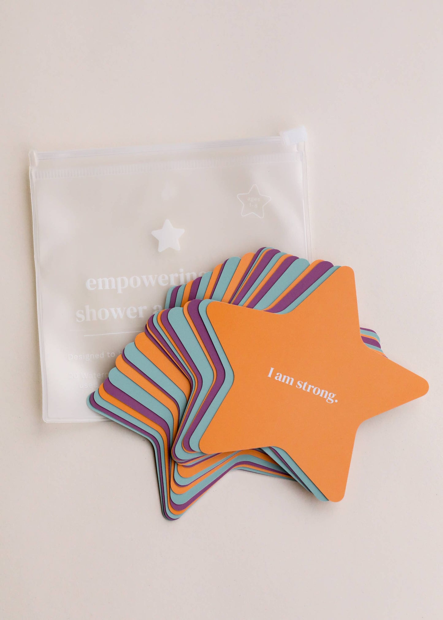 Shower Affirmation Cards Kids