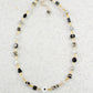 Black and White Beaded Necklace