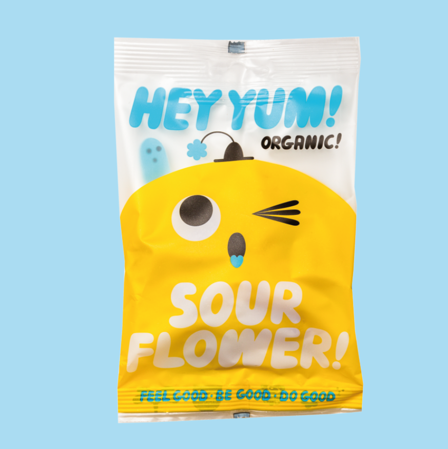 Sour Flower Organic Sour Fruit Gummies