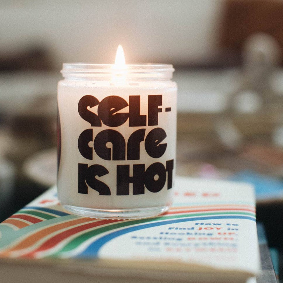 Self Care is Hot Candle