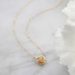 Rose 14kt Gold Diamond Pendant