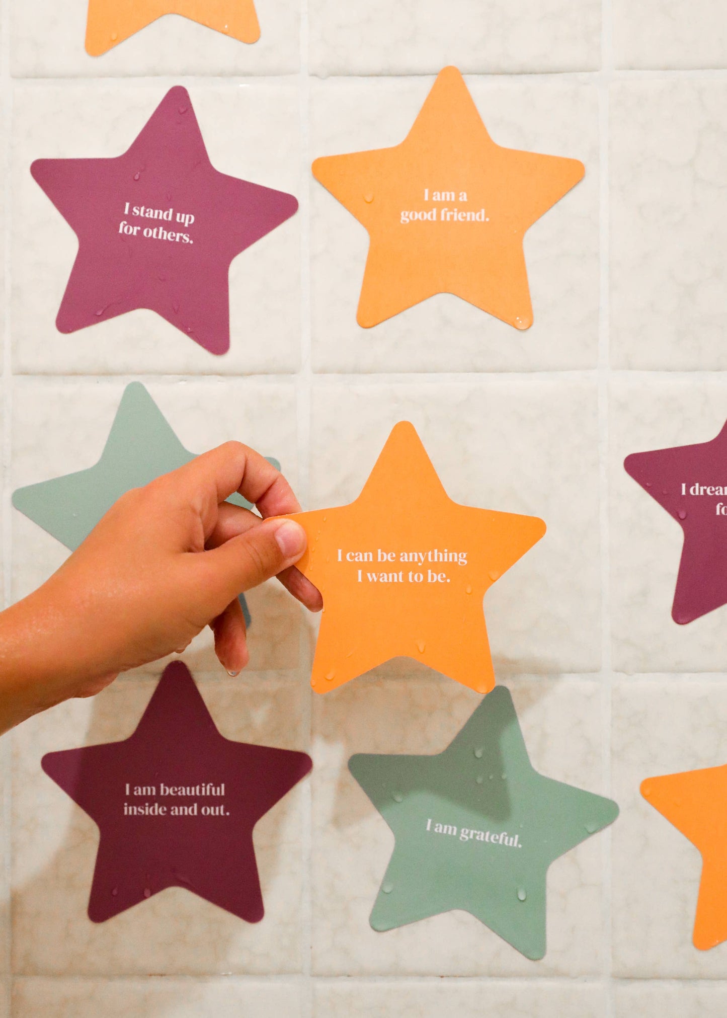 Shower Affirmation Cards Kids