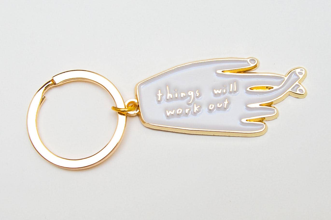 Things Will Work Out Keychain