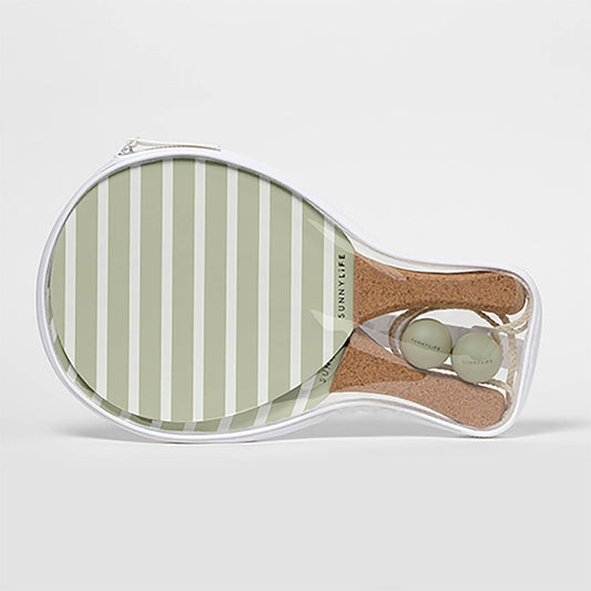 Vintage Beach Paddles La Palma Sage Stripe